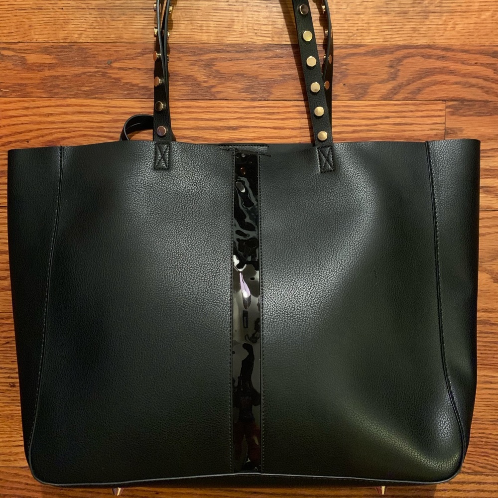 Zara faux leather tote bag